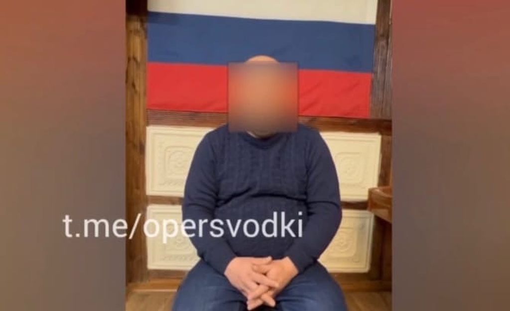 Оренбуржец, пытавшийся вступить в ряды ВСУ. Скриншот видео