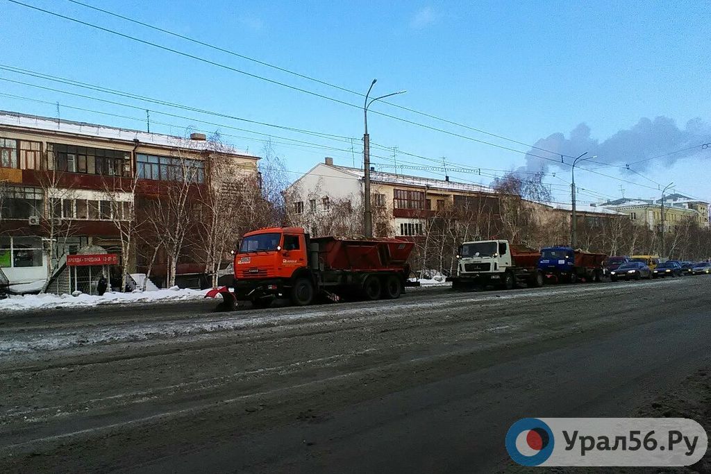 Снегоуборочная техника в Орске, 14.01.2019
