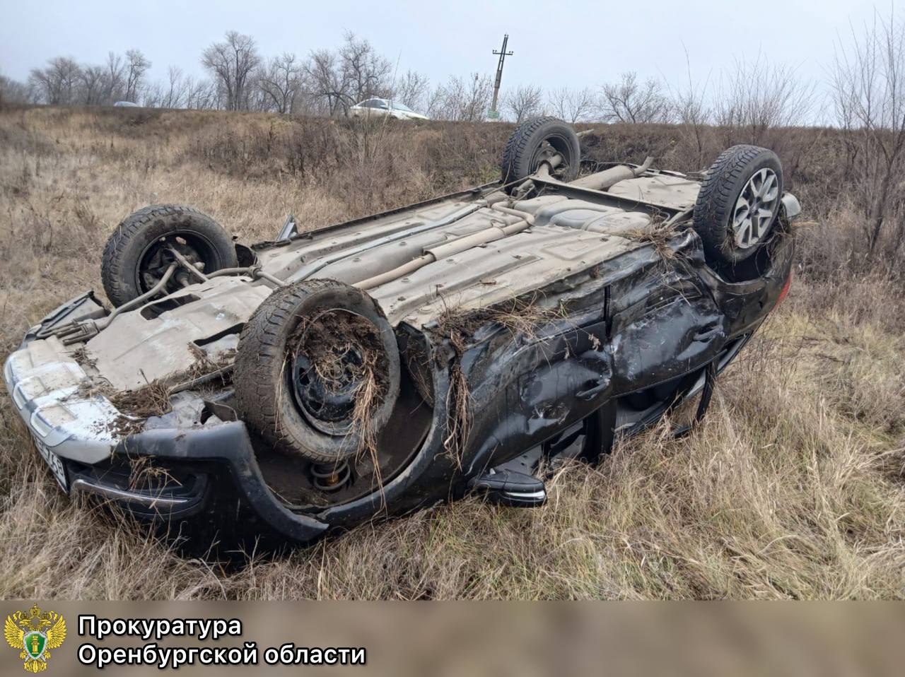 На месте аварии. Фото: Прокуратура Оренбургской области