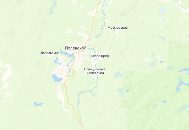Полевской на Яндекс.картах