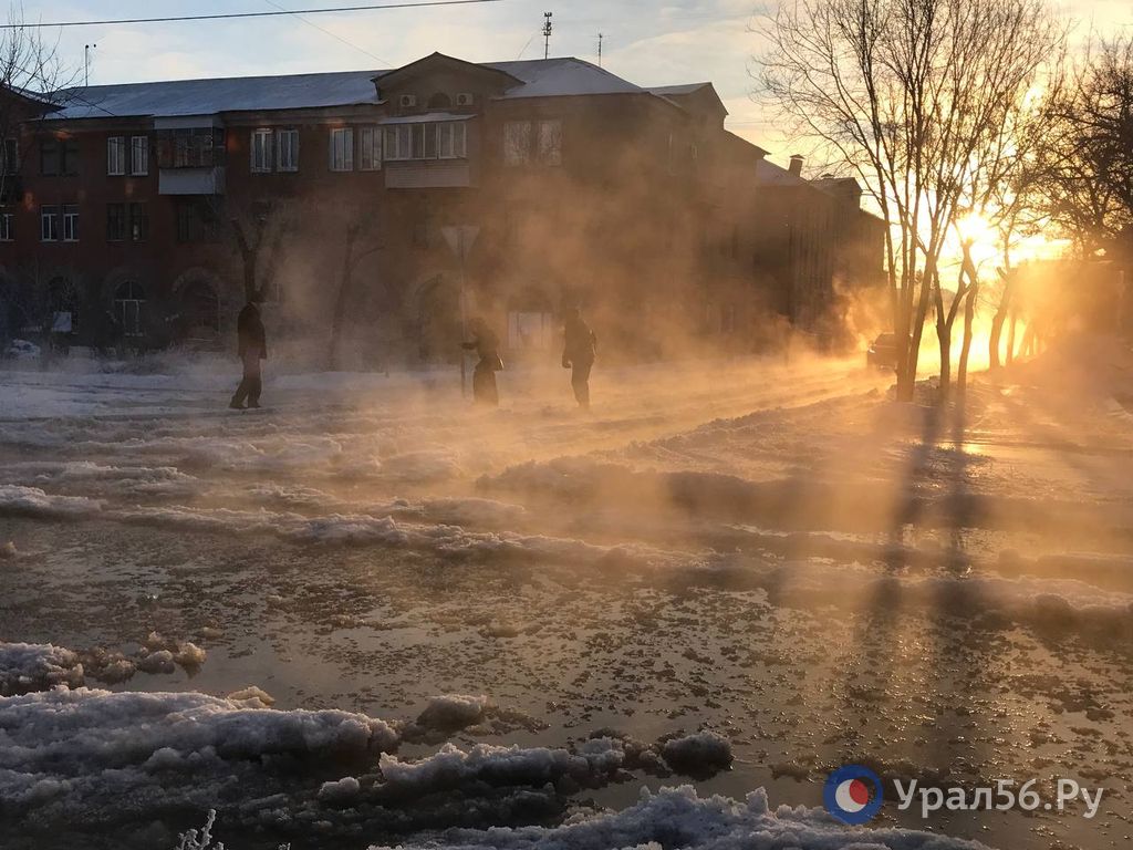 Потоп на ул. Краматорской. Орск, 26.12.2026