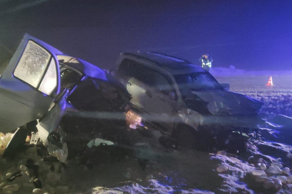 Смертельное ДТП на трассе Самара - Оренбург: Toyota столкнулась с Газелью
