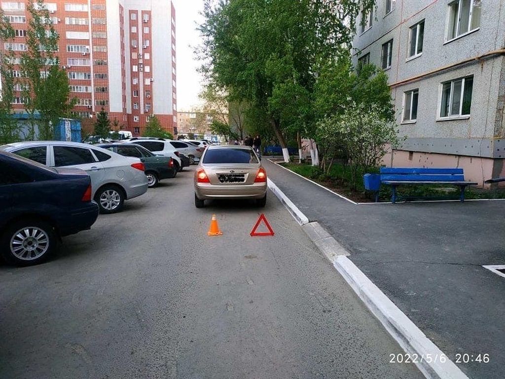 На месте ДТП. Фото: УМВД России по Оренбургской области