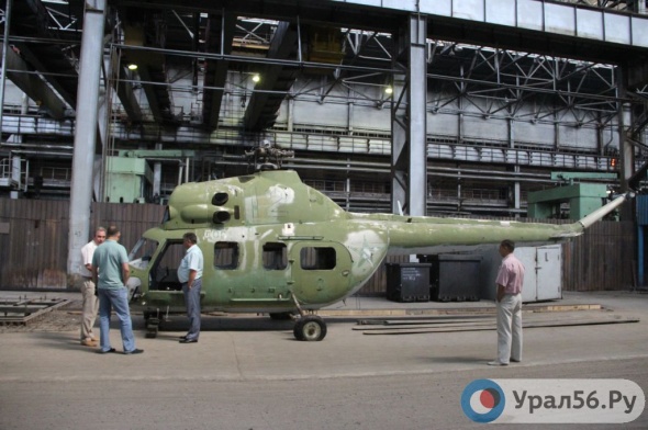 В Орск на проспекте Мира установят вертолет Ми-2