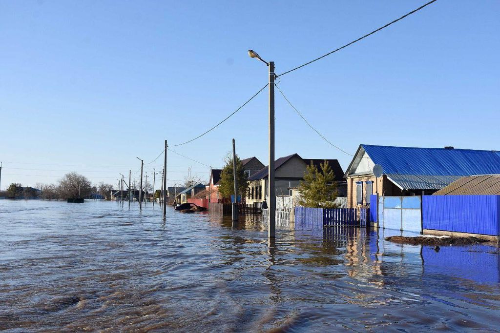 Паводок в Краснохолме. Фото: администрация Оренбурга