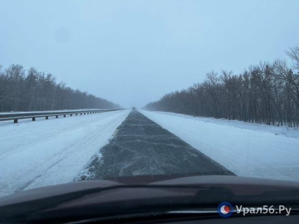 Открыто движение на трассе М-5 на границах Оренбургской, Самарской и Ульяновской областей 