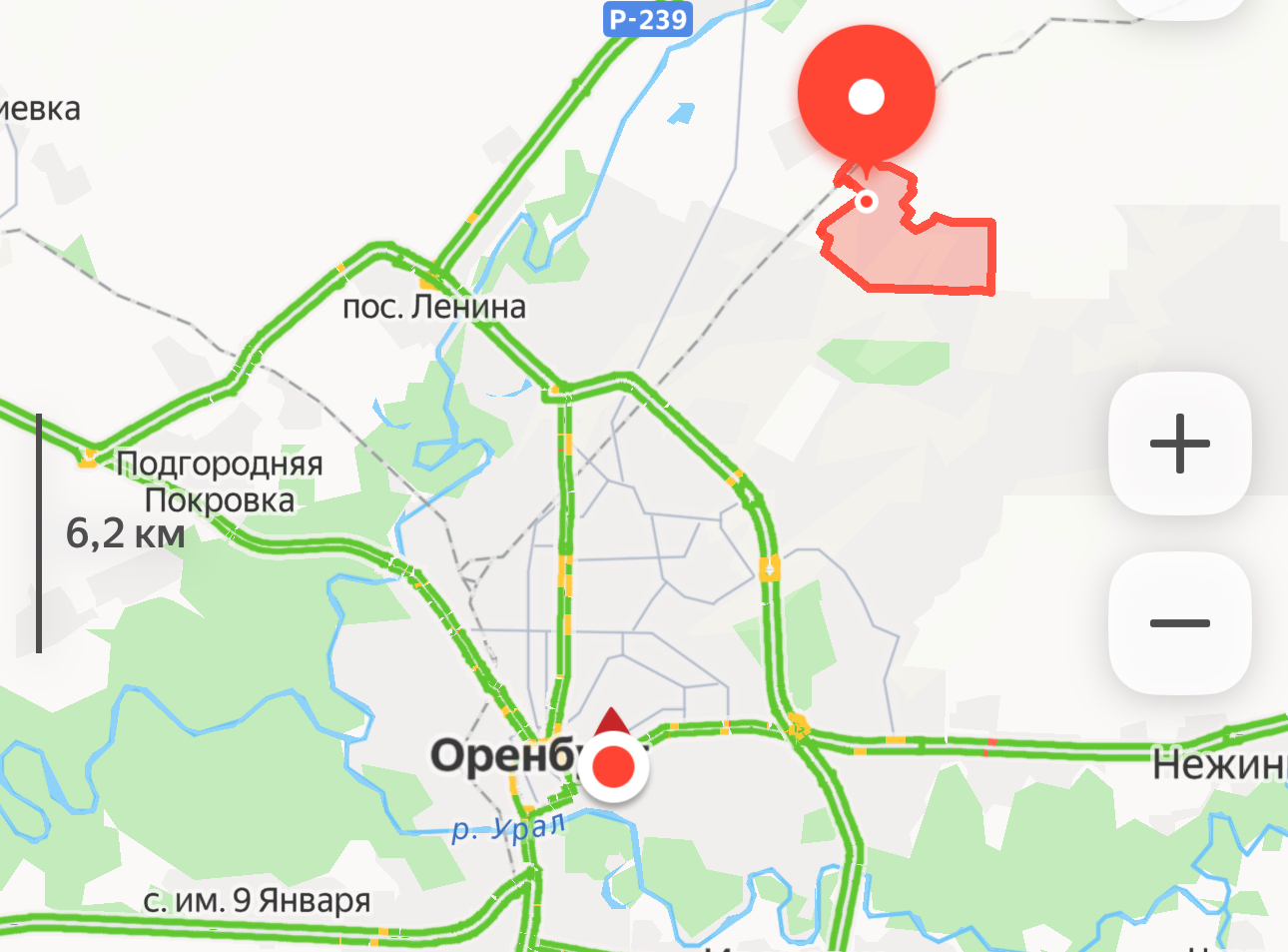 п.Нижнесакмарский на Яндекс.Карты