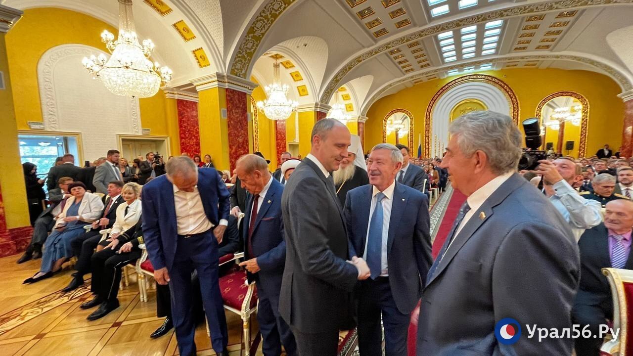 Денис Паслер на вступлении Евгения Солнцева в должность губернатора