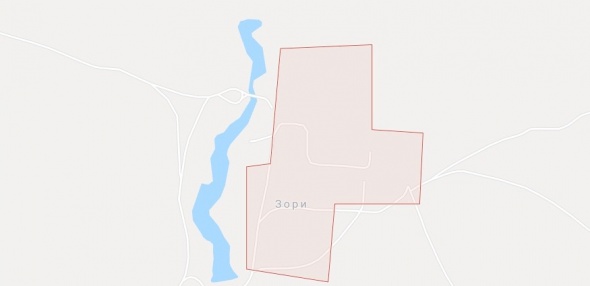 Карта поселка заря