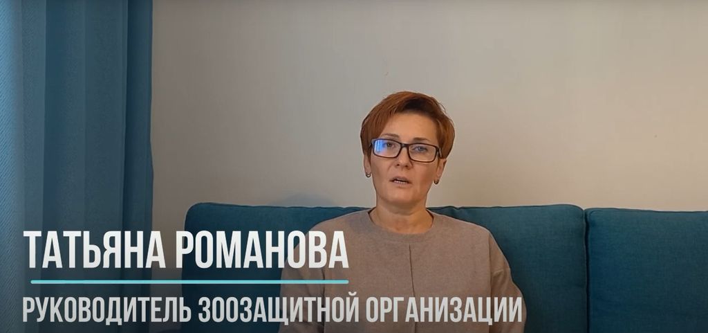 Стоп-кадр видеообращения Татьяны Романовой