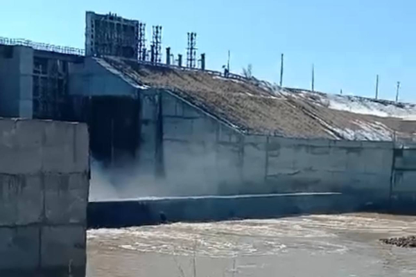 Актюбинское водохранилище. Стоп-кадр из видео