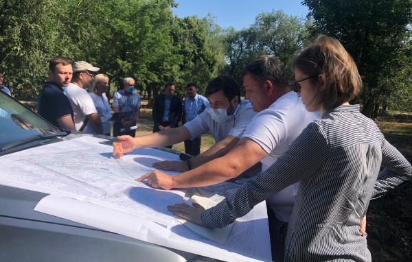 Совещание по благоустройству парка в Оренбурге