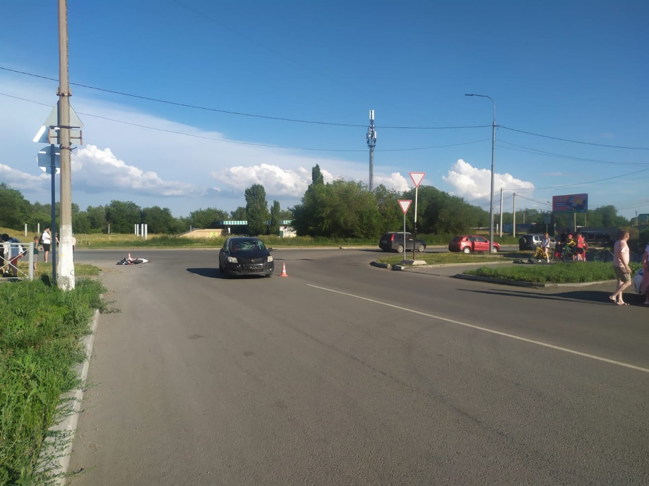 На месте происшествия. Фото: УМВД по Оренбургской области 