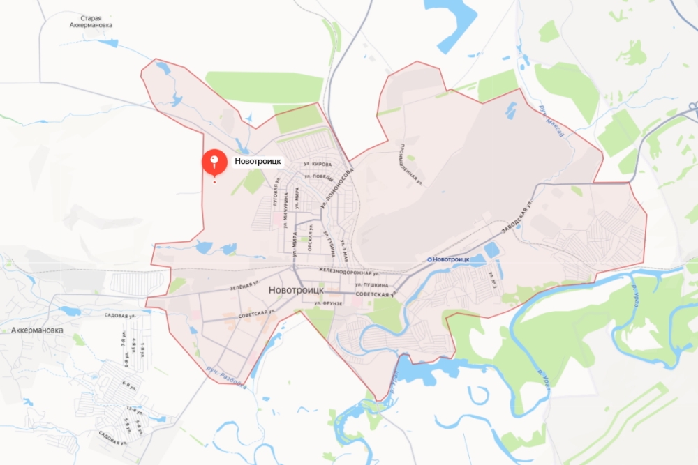 Скотомогильник на Яндекс-карте