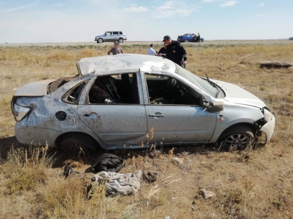 Водитель «Лада Гранта» из Челябинской области погиб в ДТП в Кваркенском районе 