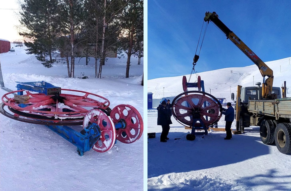 Подшипник на обводном колесе заменили. Фото: «Кувандык365»