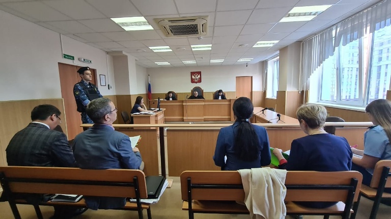 Во время заседания суда