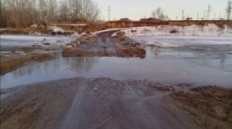 Из-за паводка в Оренбургской области полностью отрезано село Покровка