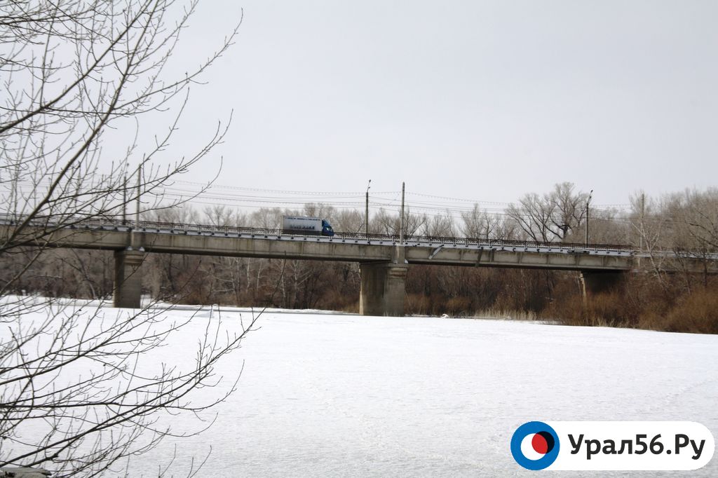 Мост через Урал в Орске