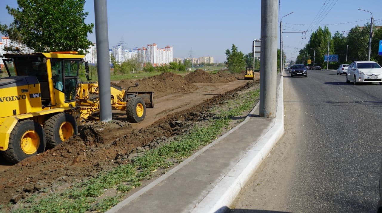 В Оренбурге в грунте, привезенном на строительство дороги на улице Рокоссовского, обнаружены череп и кости человека
