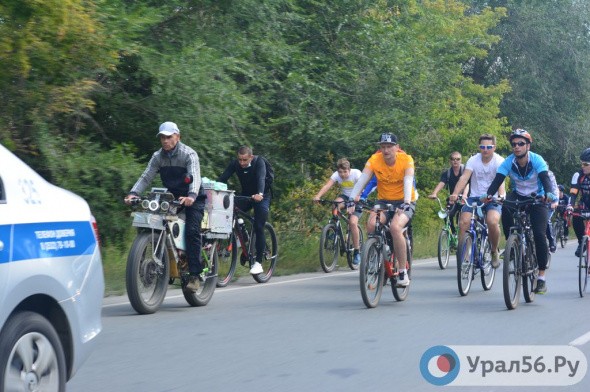 Сегодня в Орске в честь Дня города состоялся велопробег