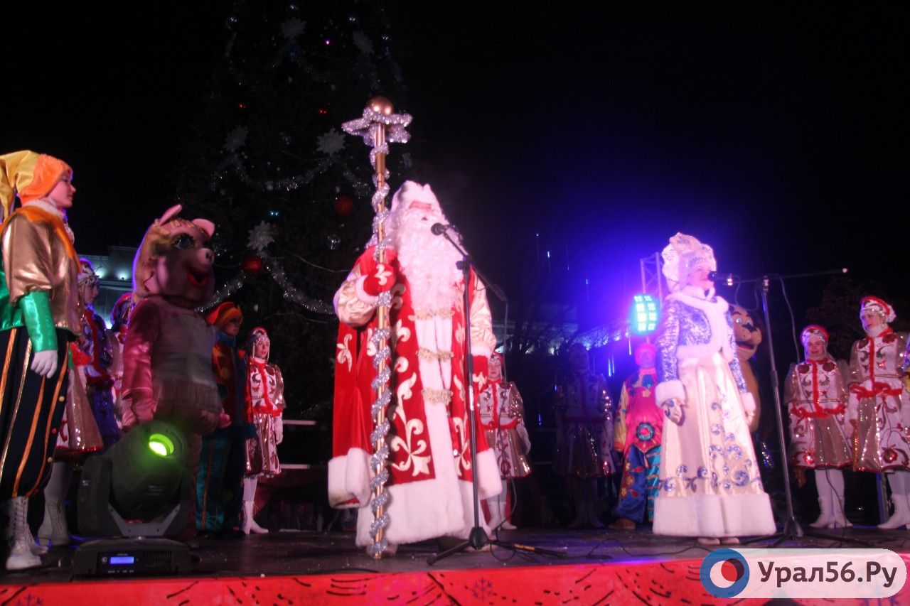 Церемония открытия главной елки Оренбурга, 27.12.2018