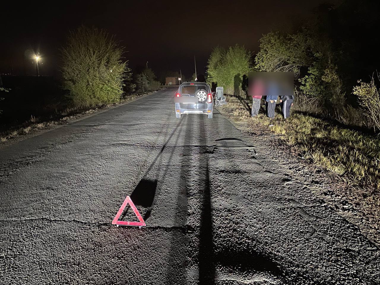 На месте ДТП в п. Первомайский, фото: УМВД России по Оренбургской области