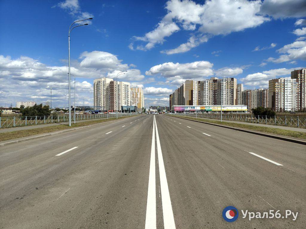 Дублер дороги в Оренбурге
