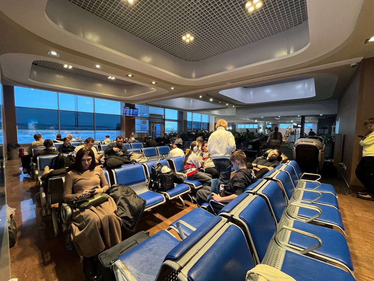 Аэропорт Оренбурга 06.01.25. Пресс-служба аэропорта 