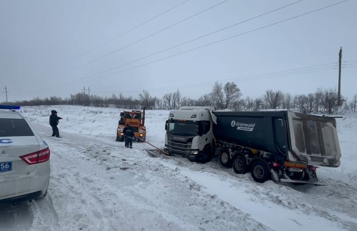 На месте происшествия. Источник: Полиция Оренбуржья