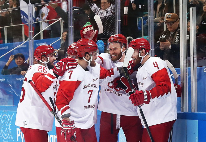 Российская сборная по хоккею вышла в финал Олимпийских игр – 2018