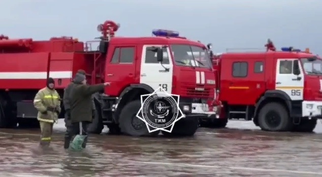 Стоп кадр из видео с места событий