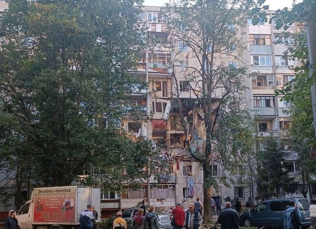 МКД, в котором произошел взрыв газа. Фото: Андрей Воробьев