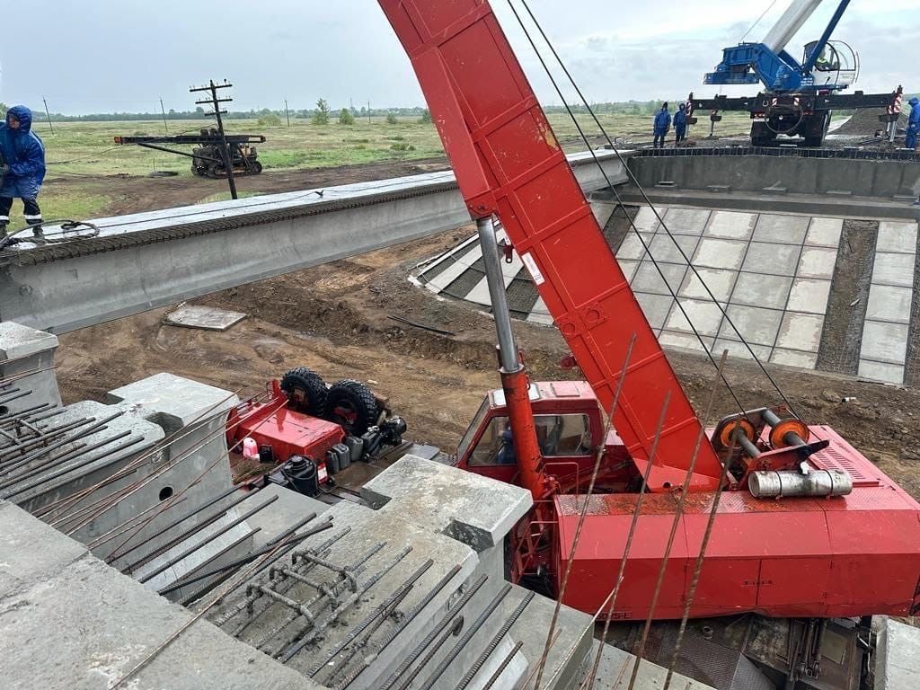 Ремонт одного из мостов. Фото: правительство Оренбургской области