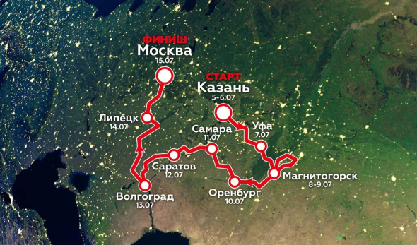 Где можно будет посмотреть ралли «Шелковый путь» в Оренбургской области?