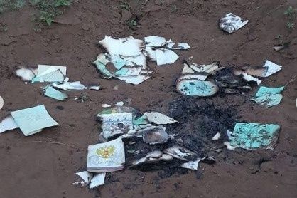 В Instagram главы Сорочинского округа опубликовали ложную информацию. Полиция установила, что в парке костра из тетрадей школьников не было