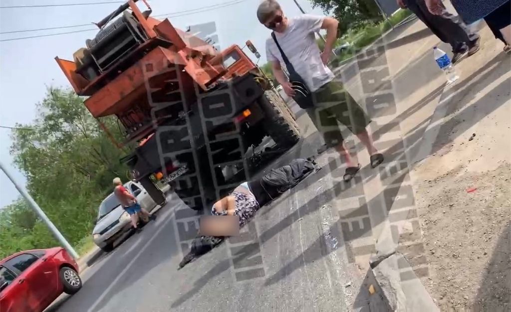 ДТП на Шарлыкском шоссе. Скриншот видео