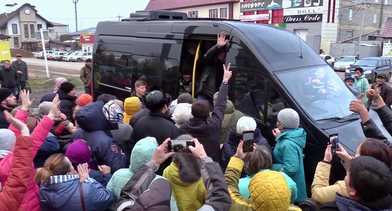 Проводы мобилизованных в Абдулино. Фото: Администрация Абдулинского городского округа