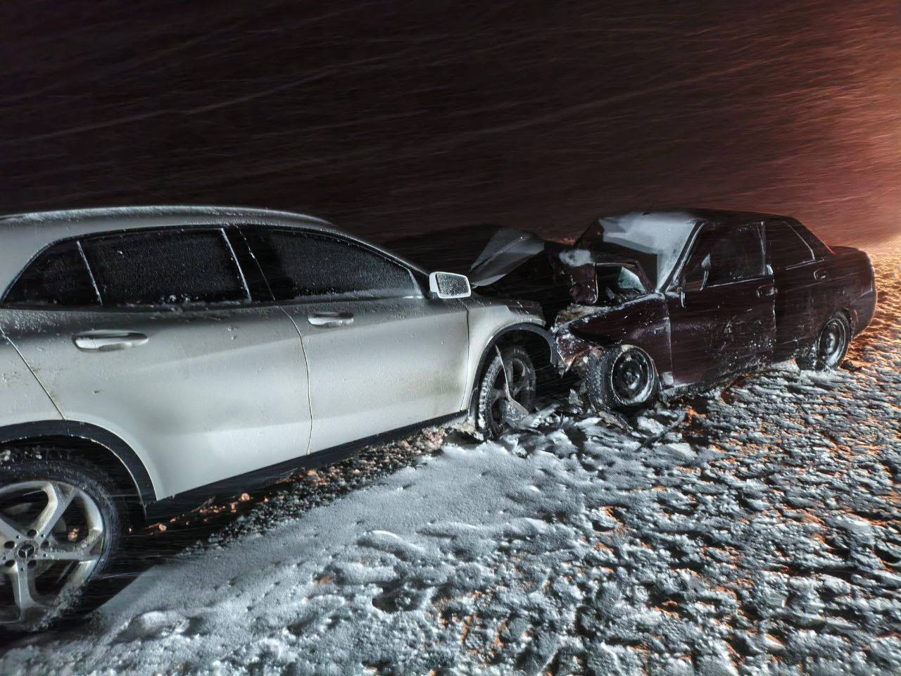 На месте ДТП. Источник: УМВД России по Оренбургской области