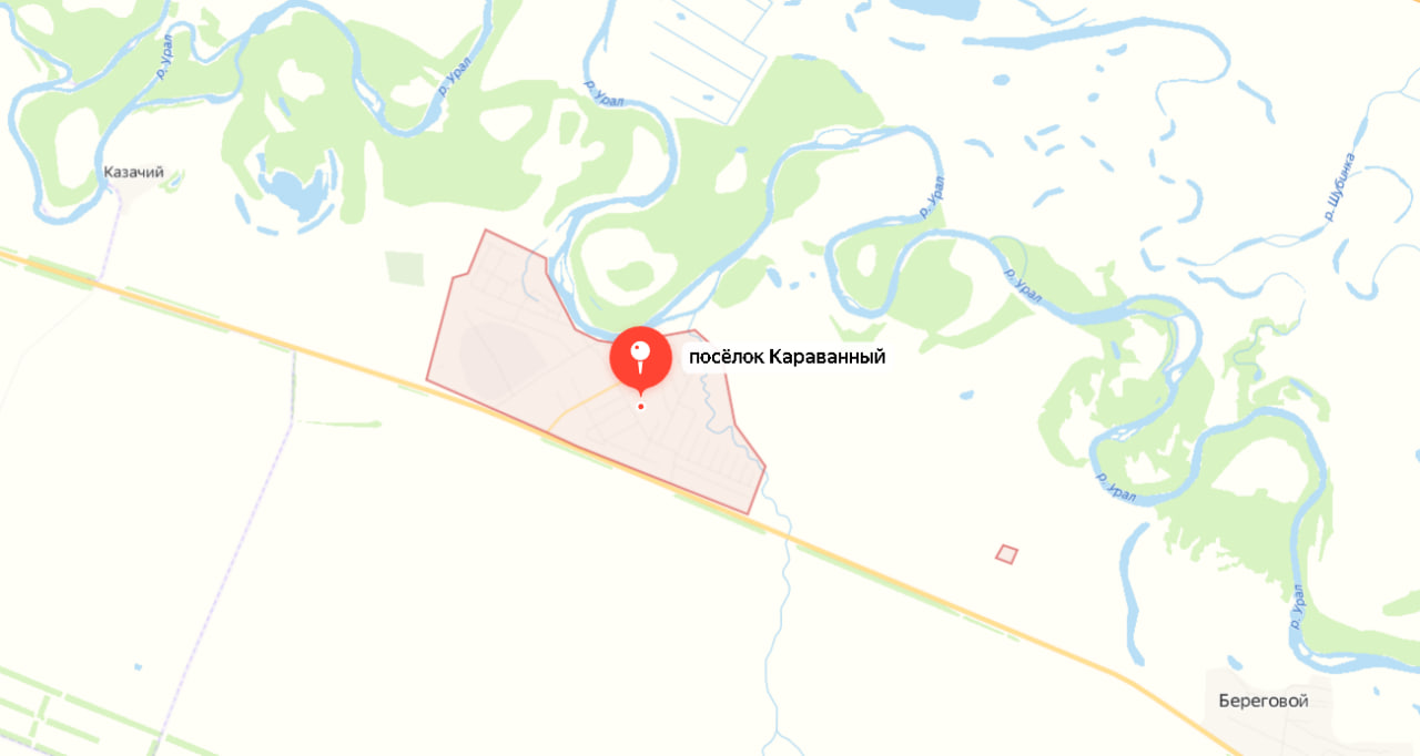 Поселок Караванный на Яндекс Картах