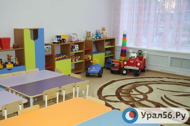 Игровая комната в одном из детских садов Орска