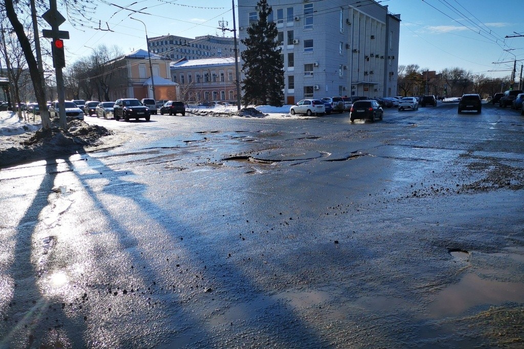 Перекресток улиц Цвиллинга и Постникова в Оренбурге, 2020 год