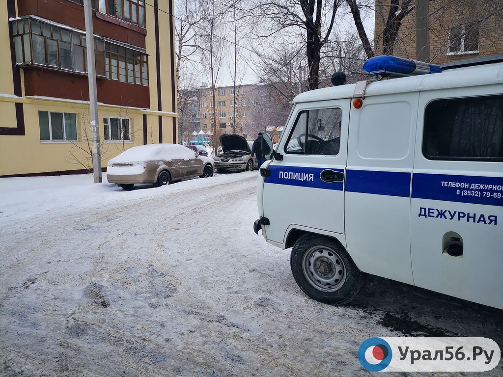Полицейская машина в Оренбургской области