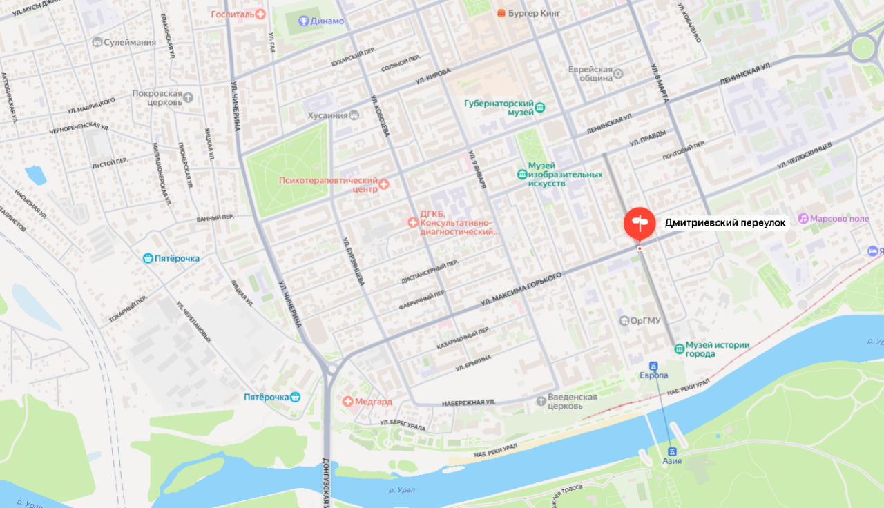 Димитриевский переулок на Яндекс Картах
