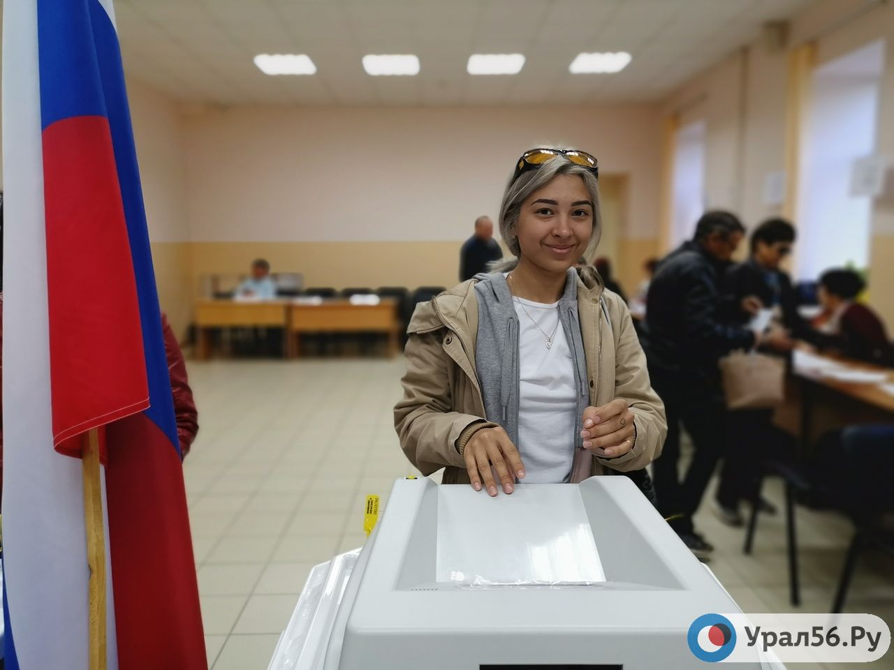 На избирательном участке в Оренбурге