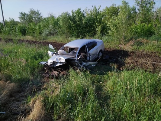 На месте ДТП. Источник: Пресс-служба УМВД России по Оренбургской области