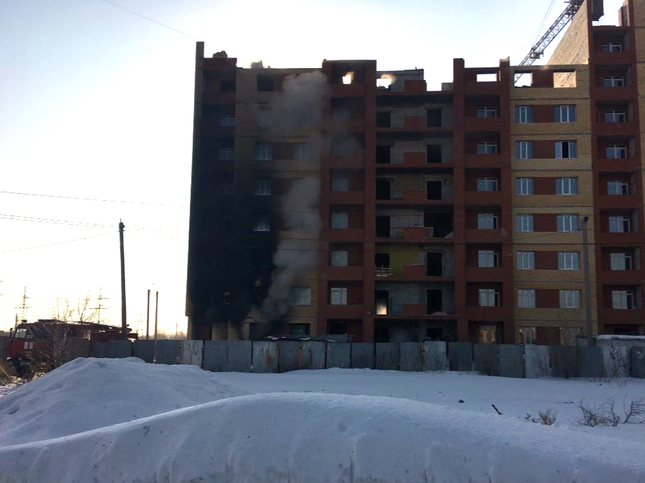 Последствия пожара в доме на улице Ямашева. Фото: Оренбург онлайн