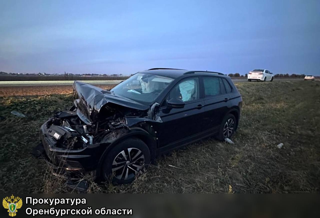 На месте аварии. Фото: прокуратура Оренбургской области