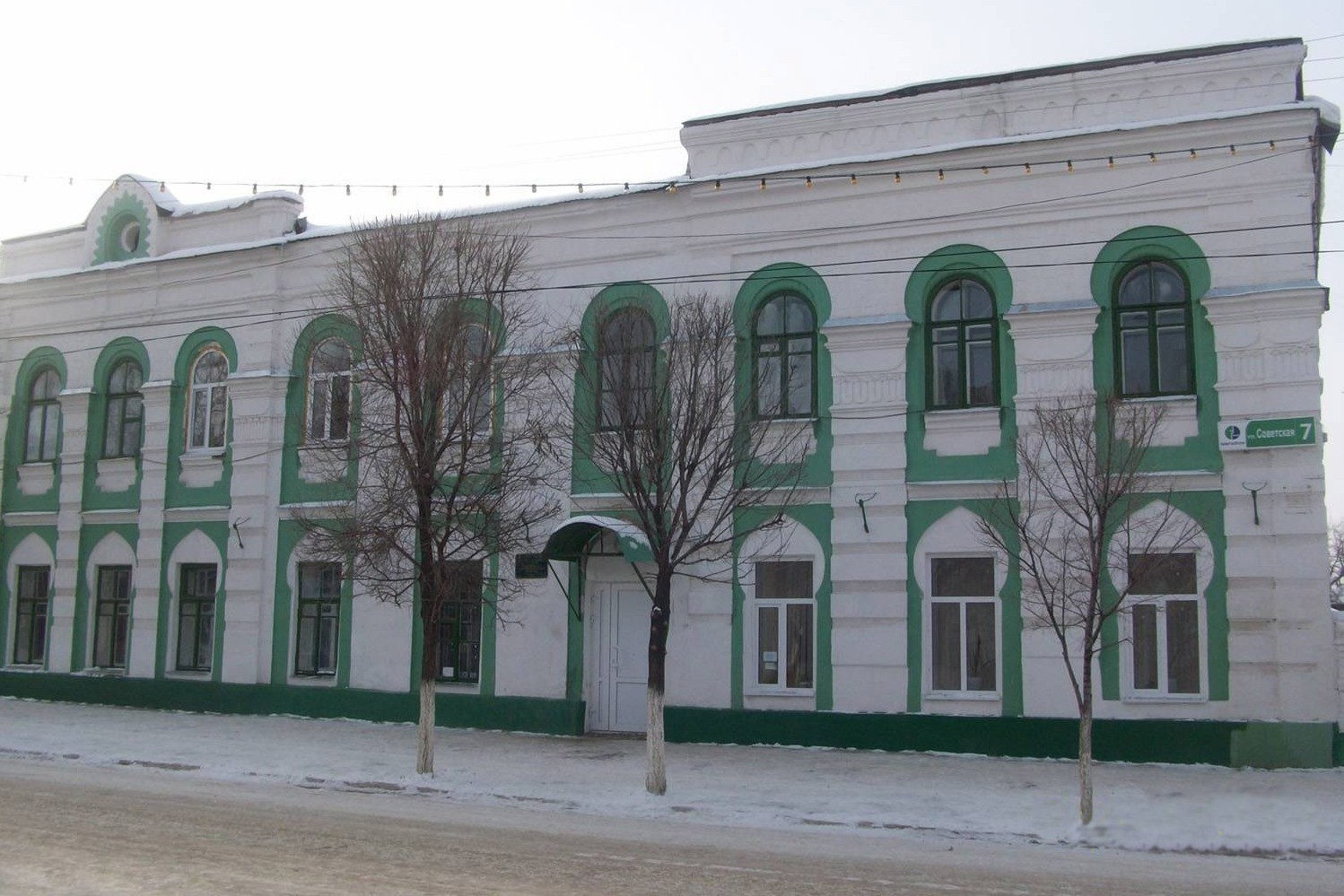 Здание школы на улице Советской