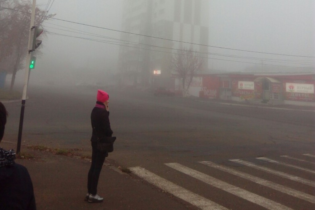 Туман в Оренбурге, 26.10.2019г. Фото: соцсети